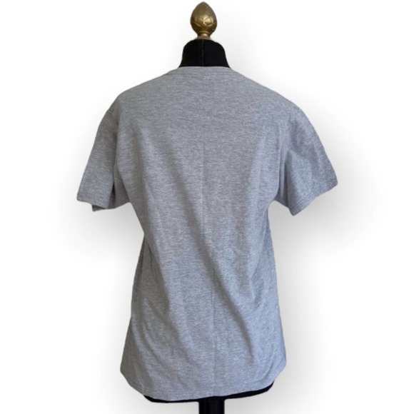 Levi’s Grey and White Logo Short Sleeve Tee Shirt Size Medium - Picture 4 of 5